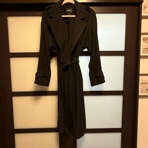 Express Black Trench Coat